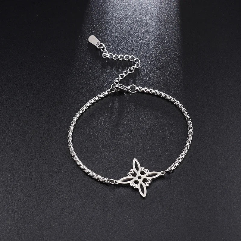 Metatron Cube Bracelet Women's Stainless Steel Archangel Day Bracelet Men's Fashion Sacred Geometry Amulet Jewelry Gift