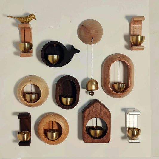 Brass Dopamine Wind Chime Creative Bedroom Hanging Decor Summer Breeze Door Bell Meditation Ornament