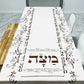 Happy Passover Waterproof Tablecloth for Table Decor Pesach Seder Jewish Hebrew Rectangle Table Cloth Kitchen Dining Table Decor