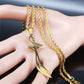 Imam Ali Arabic Sword Stainless Steel Necklaces for Men Gold Color Zulfiqar Necklace Jewelry collares largos N2657S01