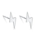 925 Sterling Silver Hypoallergenic Stud Earrings for Women Moon Star of David Maple Leaf Heart Lightning Earrings S999 Jewelry