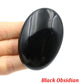 Natural Crystal Amethyst Palm Stone Reiki Healing Oval Pocket Palm Worry Stone Yoga Meditation Spiritual Healing Gem Home Decor
