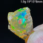 Natural Colorful Ethiopia Opal (Need In Water) Rare Gem Stone Mineral Healing Quartz Crystals Gemstone Shooting under lighting