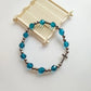 12PD Crystal Beads Stretch Rosary Bracelets with Crucifix Pendants Prayer Bracelets for Men Women Unisex Jewelry