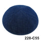 GIU 19cm Jewish Jean Denim Kippo Hats Caps Skullies Beaniest Kipa Yarmulke Kippah Dome For Wedding And Events