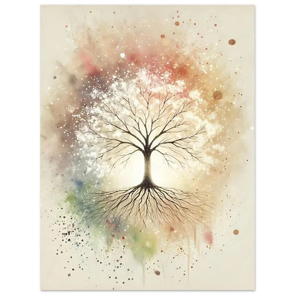 Boho Flower of Life Meditation Poster Positive Energy Sacred Geometry Canvas Painting Spiritual Wall Art Living Room Home Decor