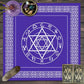 1pc Tarot card tablecloth, mysterious rune astrology altar cloth, witchcraft cabin decoration tablecloth, card game tablecloth