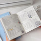 2026 Korean Notebook Schedule Book Student Monthly and Weekly Plans Journal Notebook Diary Planner Stationery Student Supplies