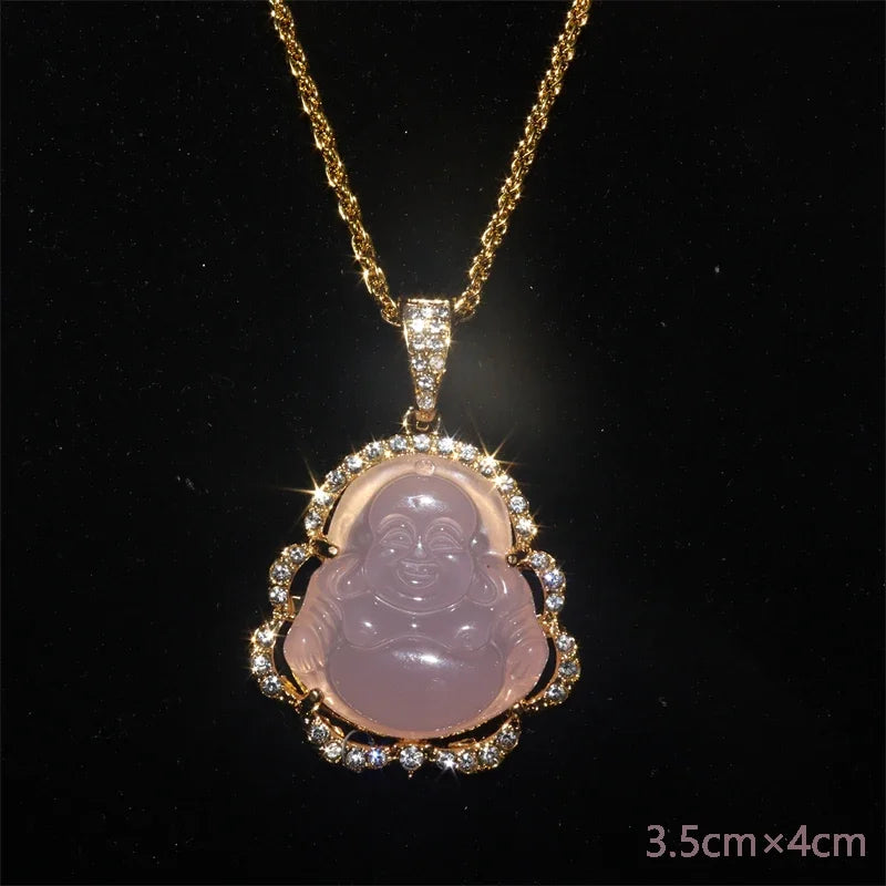 Classic Religious Emerald Green Imitation Jade Jesus Statue Pendant Necklace Men Women Christian Prayer Amulet Jewelry