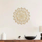 1pc Stunning Moroccan & Indian Themed Metal Wall Art | Mandala Ethnic Bohemian Chic Decor for Living Room