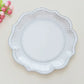 8pcs Chinese Blue White Porcelain Plate Party Decoration Plate Retro Wave Edge Plate Holiday Cake Plate Disposable Paper Plate