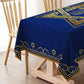 Hanukkah Rectangle Tablecloth Jewish Chanukah Star of David Table Decoration Menorah Festival Day Kitchen Dining Table Cover