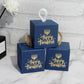 Jewish Hanukkah Square Candy Box, New Year Gift Box, Hanukkah Happy Decoration Gift Box, Gift Atmosphere Candy Box