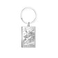 Dawapara Tarot Cards Keychains Stainless Steel Vintage Amulet Good Luck The Major Arcana Keyring Wiccan Jewelry