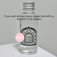 Custom Zamzam Water Bottle Sticker Wedding Label Clear Personalized Name Adhesive Umrah Mubarak Hajj Islamic Gift Decoration