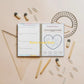W89C Daily Gratitude Planner Notebook Twin Coil Binding Gratitude Journal For Mindfulness Practice and Mental Health Tracking