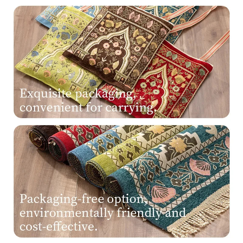 Worship Carpet Kneeling Mat Worship Carpet Hui Worship Felt Prayer Mat  Arabic Machine Washable Ramadan