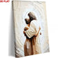 2D 1PC Wrapped Canvas Painting Jesus hugging woman in his arms theme wall art interior framed painting