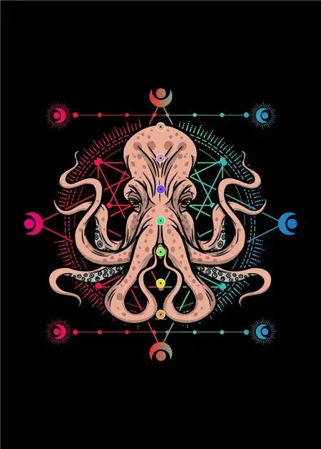 Indian Buddha Statue Meditation Chakra Mandala Print Art Canvas Poster for Living Room Decoration Home Wall Decor Picture
