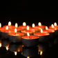 10pcs Round Aluminum Tea Candles Confession Candles Tea Making Heat Preservation Small Candles Smokeless and Odorless Candles