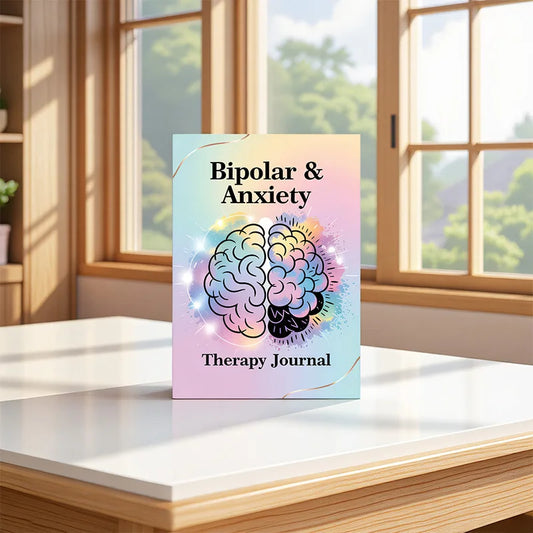 Bipolar &Anxiety, Bipolar Disorder, BD Psychological Therapy, Journal Planners Notebook