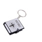 Mini HOLY Bible Keychain Religious Christian Jesus Cross Key Chain Keyring