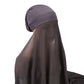 Muslim Women Bonnet + Chiffon Shawl Instant Under scarf Cap Islam Inner Scarf Headband Stretch Hijab Cover Headwrap Turbante
