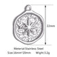 3pcs/Lot Stainless Steel Casting Sunburst Sun Moon Star Charms Pendant For DIY Necklace Bracelet Earrings Jewelry Accessories