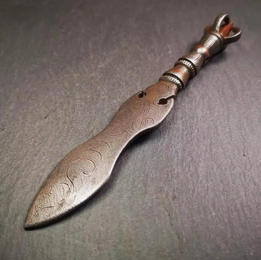 Gandhanra Vintage Tibetan Ritual Implement,Dorje Phurba Kila Dagger Altar Tool