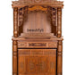 Cy  Solid Wood Buddha Shrine Buddha Cabinet Shrine Chinese Style Back Lamp Buddha Building Worship Prayer Altar Table Altar