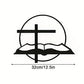 As For Me and My House Sign 2024 Black metal Bible verse wall decor, Christian inspirational wall art for home