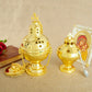 HTISOK Eastern Orthodox Church Censer with Bells Gold Plated Hanging Incense Burner Church Home Decoration Orthodox Censer