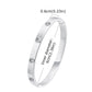 Vnox Waterproof Luxury Bangles Round Zircon For Women,Stainless Steel Classic Wrist Bracelets,Hand Jewelry Mother's Day Card