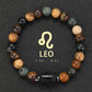 12 zodiac signs Bracelets Capricorn Taurus Cancer Virgo Pisces Bracelets Ladies Men Couples Friendship Jewelry Gift Bracelets