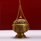 Small Tibetan galsang flower hanging incense burner, Alloy eight-auspicious spice powder incense burner, Home aroma ornaments