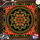 Tarot Tablecloth Mandala Flower Of Life Altar Cloth For Divination Meditation Circle Galaxy Tarot Mat Spiritual Oracle Card Pad