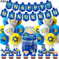 Jewish Hanukkah Birthday Party Decoration Cake Topper Balloon Candle Chanukah Party Supplies Tableware Banner Backdrop