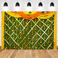 Indian Traditional Photography Background Marigold Green Leaf Hindu Indian Wedding Holi Flowers Garland Anniversary Backdrops