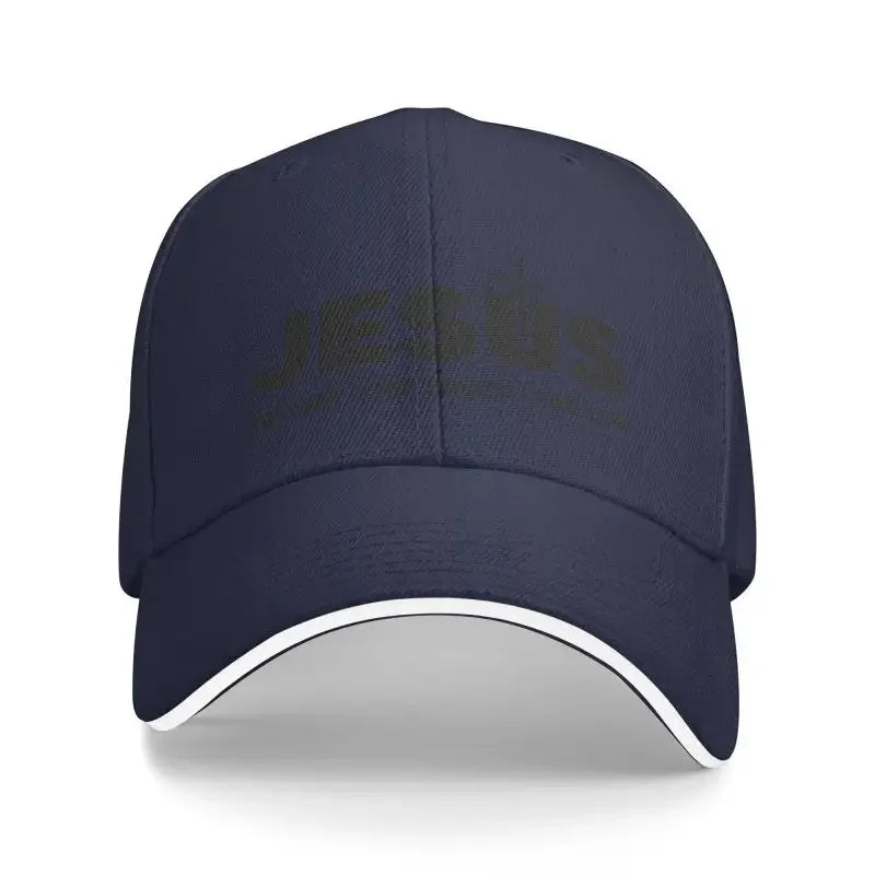 Jesus Christ The Way The Truth The Life Baseball Cap Sun Protection Adjustable Religion Cross Christian Faith Dad Hat