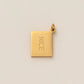 1PC minimalist gourmet style pendant, stainless steel plated with 18K gold, DIY preferred jewelry accessory