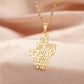 LIKGREAT Biblical Hebrew Calligraphy Necklace Earring Keyring Stainless Steel Jerusalem Verse Pendant Jewish Prayer Jewelry