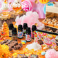6PC/1PC 10ML Gourmet Food Dessert Sweet Perfumes Set Delicious Essence Oils Aromatherapy Oils Oils For Diffuser Candle Making