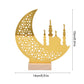 Eid Mubarak Acrylic Ornament Ramadan Mubarak Home Table Decoration Wooden Sign 2026 Islamic Muslim Party Decor Eid Al Adha Gift