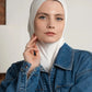 Milk Silk Modal Instant Muslim Hijab Inner Cap With zipper Underscarf Hijab Women Islam Turban Headband Ramadan Headscarf Cap