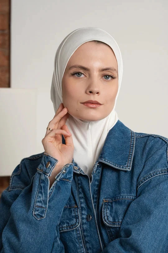 Milk Silk Modal Instant Muslim Hijab Inner Cap With zipper Underscarf Hijab Women Islam Turban Headband Ramadan Headscarf Cap
