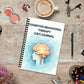 1SET Spiral Notebooks CBT Therapy Emotional Wellness Journal, Brain-Illustrated Mental Health Notebook, Spiral Binding, Cognitiv