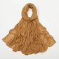 New Crinkle Rayon Hijab For Women Muslim Scarf Long Shawls Solid Islamic Turban Headband Heascarf Wraps Ramandan Headband
