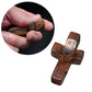1pc Wooden Crucifix Comfort Holding Cross Pocket Small Size Handheld Christian Prayer Cross Stress Relief Encouragement Gift