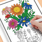 32 Pages Color By Number Mandala Coloring Book for Adults Relaxation Stress Relief Mindfulness Anti-Anxiety Therapy Gift