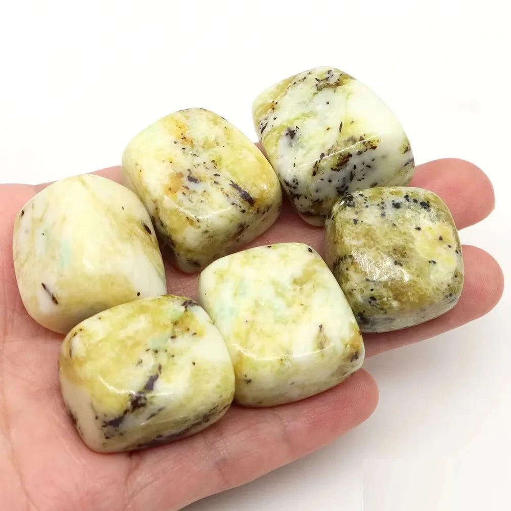Natural Tumbled Stones Bulk Polished Moonstone Rocks Gemstones Assorted Healing Crystals for Home Garden Tank Aquarium Decor